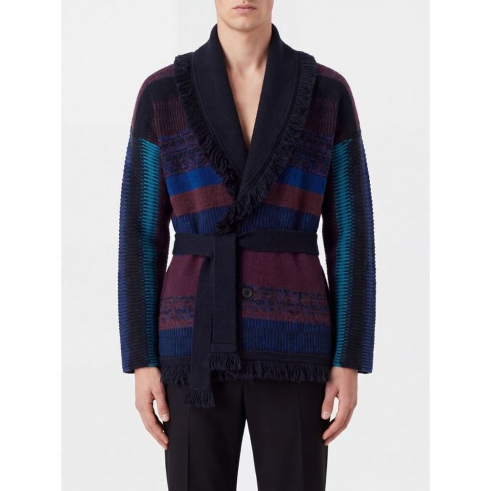 Giorgio Armani Men Giorgio Armani X Alanui Cashmere Blend Robe Cardigan